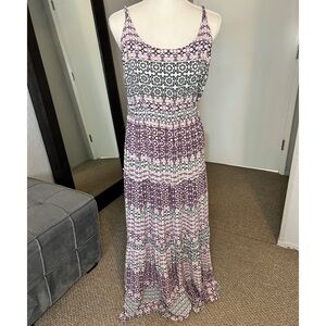 Torrid Sleeveless Patterned Maxi Dress